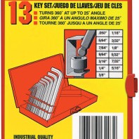 13-PC. BALL SERIES HEX-LKEY-EKLIND TOOL COM-269-13293