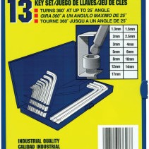 13-PC. METRIC BALL SERIES HEX KEY SET-EKLIND TOOL COM-269-13613
