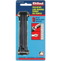 #91 5/64-1/4 SIZE FOLD-UP HEX KEY SET-EKLIND TOOL COM-269-20911
