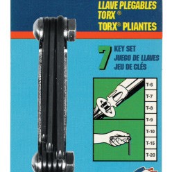 7 IN 1 T6THRUT20 TORX KEY SET-EKLIND TOOL COM-269-22572