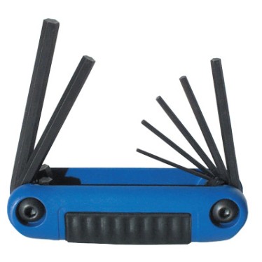 7 PIECE ERGO-FOLD SMALLMETRIC HEX KEY SET-EKLIND TOOL COM-269-25171