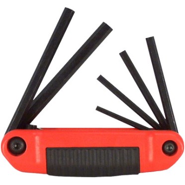 6-PC ERGO-FOLD HEX KEY SET LARGE HANDL-EKLIND TOOL COM-269-25611
