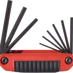 9-PC ERGO-FOLD HEX KEY SET MEDIUM HAND-EKLIND TOOL COM-269-25911