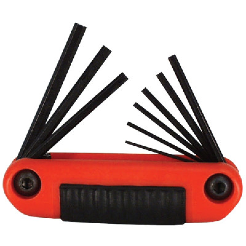 9-PC ERGO-FOLD HEX KEY SET SMALL HANDL-EKLIND TOOL COM-269-25912