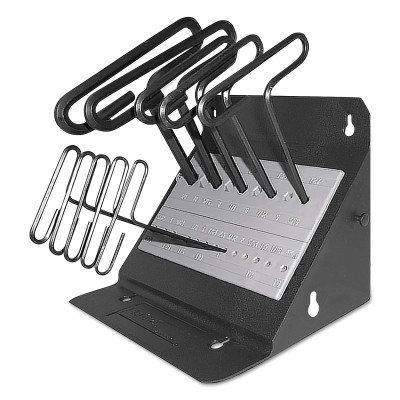6" 10 KEY SET T-HANDLE HEX KEY SET 3/32"-3 STAND-EKLIND TOOL COM-269-30160