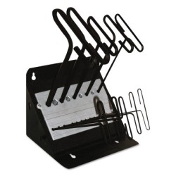 9" T-HANDLE HEX KEY SET10 KEY SET W/STAND-EKLIND TOOL COM-269-30190