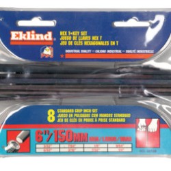 6" T-HANDLE HEX KEY SERVICE KIT 8 KEYS-EKLIND TOOL COM-269-33168