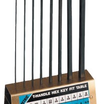 9" METRIC SIZE 8 KEYS W/STAND T HANDLE HE-EKLIND TOOL COM-269-36198