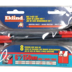 3/32" - 1/4" T-HANDLE HEX KIT W/POUCH 8 K-EKLIND TOOL COM-269-53168