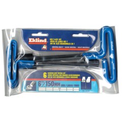 2MM - 6MM T-HANDLE HEX KIT W/POUCH 6 K-EKLIND TOOL COM-269-55166