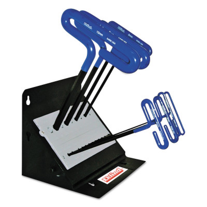 8PC. 9" METRIC T-HANDLEHEX KEY SET W/CUSHION G-EKLIND TOOL COM-269-56198