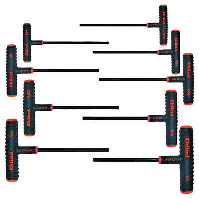 9 KEY POWER T KEY SET INVINYL POUCH 6" ARM-EKLIND TOOL COM-269-60609