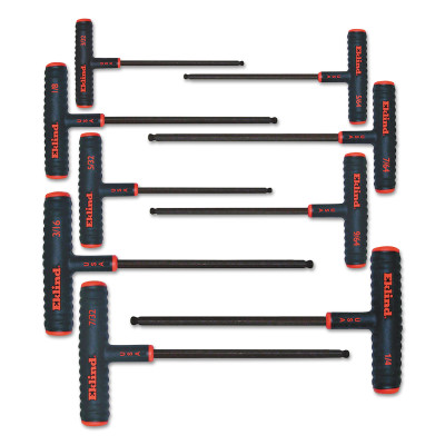 9 KEY BALL POWER T KEY SET IN VINYL POUCH 9"ARM-EKLIND TOOL COM-269-60809