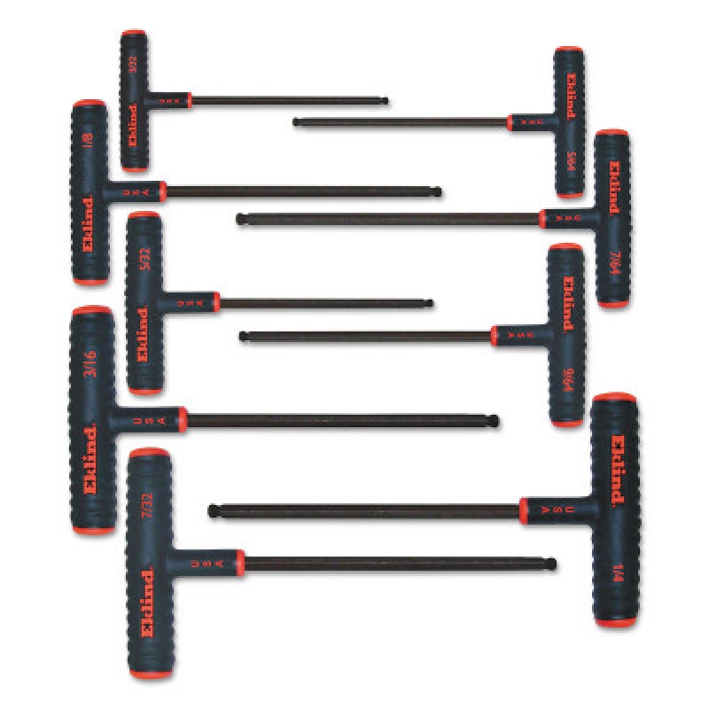 9 KEY BALL POWER T KEY SET IN VINYL POUCH 9"ARM-EKLIND TOOL COM-269-60809