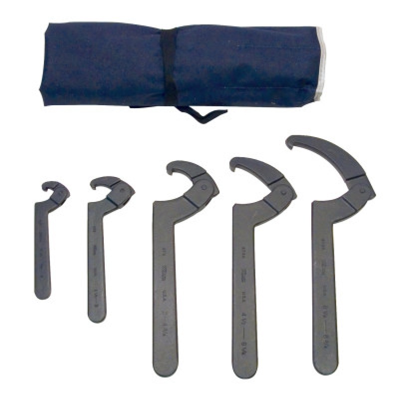 5 PIECE SPANNER HOOK WRENCH SET-MARTIN *276*-276-SHW5K