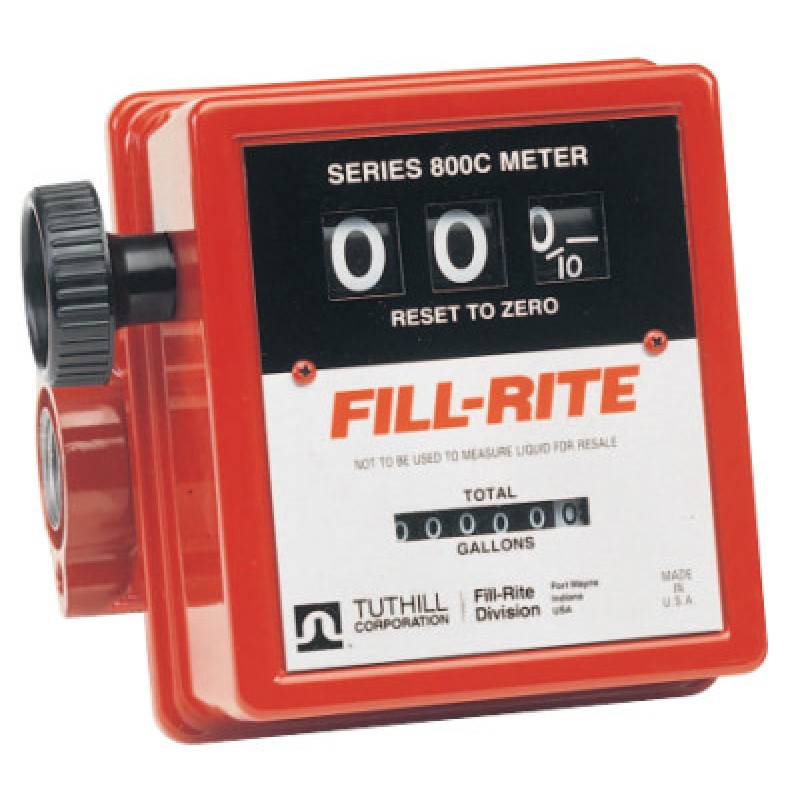 3/4"IN-LINE FLOW METER-TUTHILL COR.285-285-807C