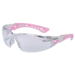 RUSH + SM/PINK AND WH CLR LENS PLATINUM ANTIFOG-BOLLE SAFETY-286-40254
