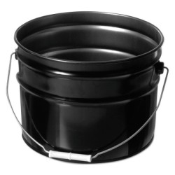3.5 GAL STL OH PAIL ONLYUNLINED BLK-FREUND CAN *302-302-1175