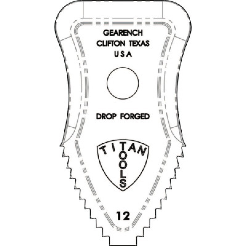 JAWS F/C12P CHAIN TONGSCODE A-PETOL GEARENCH-306-C121