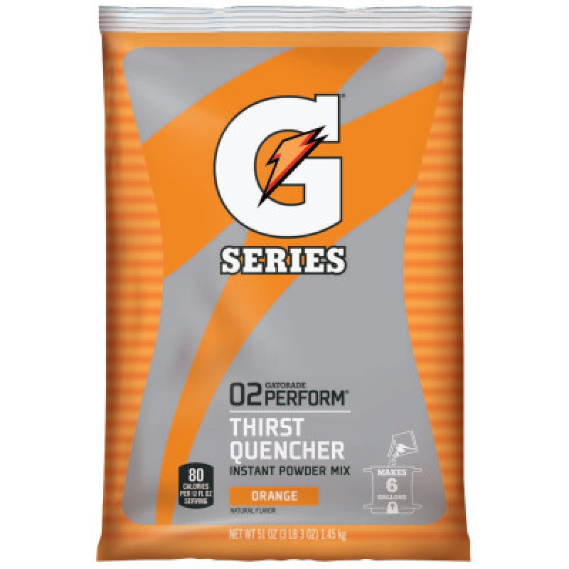 G/A ORANGE POWDER POUCH-QUAKER\GATOR308-308-03968