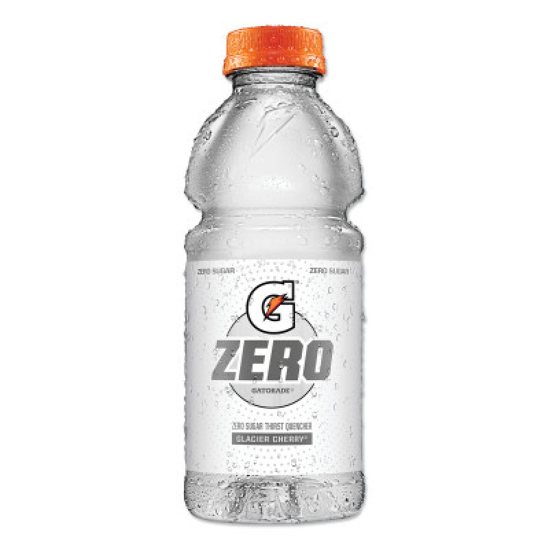 G/A G ZERO SUGAR GLACIERCHERRY 20 FLUID OZ/24-QUAKER\GATOR308-308-04214