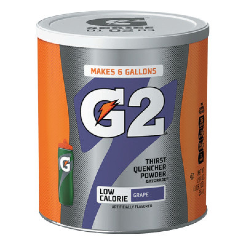 GATORADE POWDER G2 GRAPE6 GALLON CANISTER-QUAKER\GATOR308-308-13443