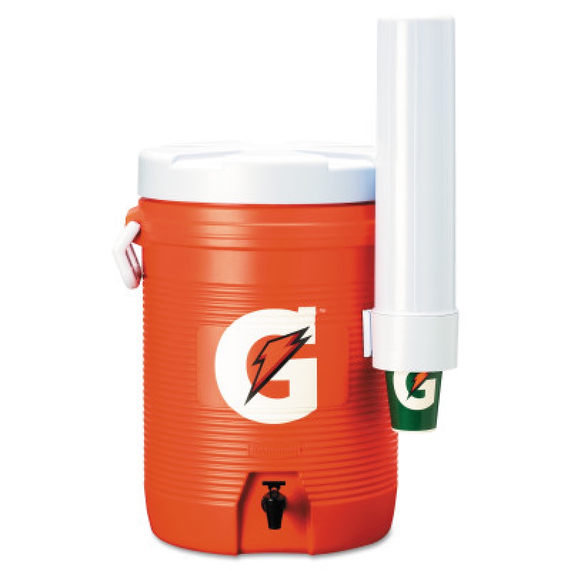 5 GA COOLER W/CUP DISP.& FAST FLOW SPIGOT-POINT-QUAKER\GATOR308-308-49201-C