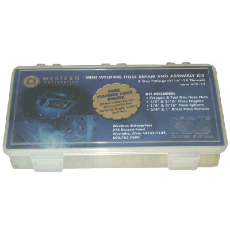 MINI WELD HOSE REPAIR KIT FITTINGS ONLY-WESTERN-312-CK-27