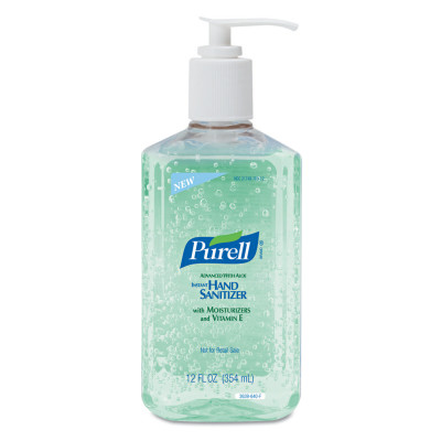 GOJ363912CT SANITIZER PUREL ALOE 12OZ-ESSENDANT-315-363912CT