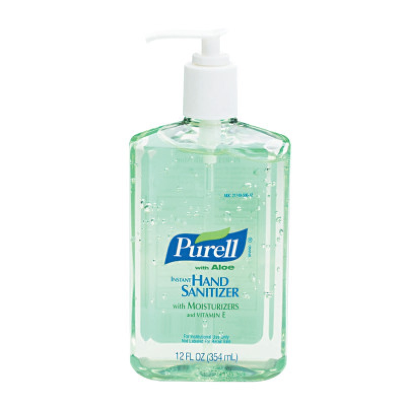 GOJ363912EA SANITIZER PUREL ALOE 12OZ-GOJO-315-363912EA