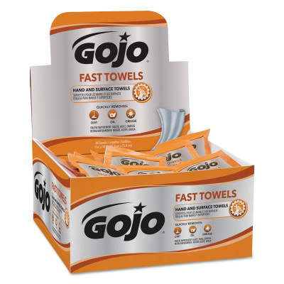 GOJO FAST WIPES HD HANDCLN TOWEL DISPLAY BX-GOJO-315-6280-04