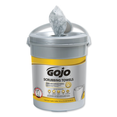GOJO SCRUBBING WIPES 72COUNT CANISTER-GOJO-315-6396-06