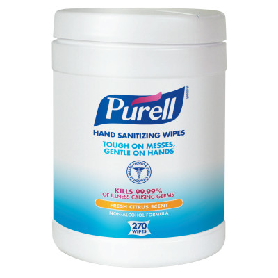 PURELL WIPES/BAK/270 CANISTER-GOJO-315-9113-06