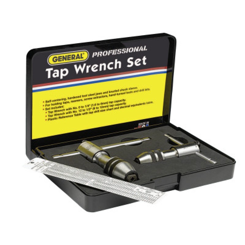 RATCHETING TAP WRENCH SET-GENERAL TOOL318-318-165