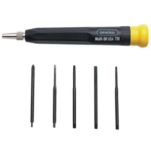 MULTI-BLADE PRECISION SCREWDRIVER-GENERAL TOOL318-318-735