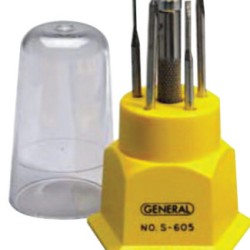 JEWELERS SCREWDRIVER SETINTERCHANGEABLE-GENERAL TOOL318-318-S605