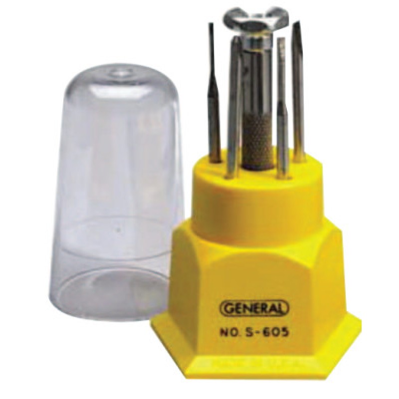 JEWELERS SCREWDRIVER SETINTERCHANGEABLE-GENERAL TOOL318-318-S605