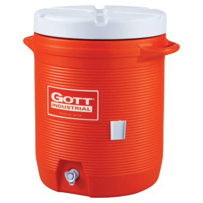 COOLER 5 GAL GOTT -ORANGE-RUBBERMAID*325*-325-1787621