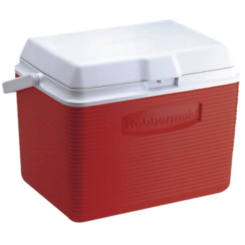 24 QUART ICE CHEST RED-RUBBERMAID*325*-325-FG2A13-04-MODRD