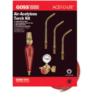 ACET-O-LITE THREADED STYLE ACETYLENE KIT-W/BA2-B-GOSS INC-328-KA-31