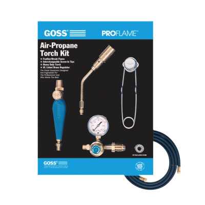 PRO-FLAME THREADED STYLEPROPANE KIT-W/BP-2-GOSS INC-328-KP-102