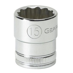 3/8" DRIVE 6 POINT STANDARD METRIC SOCKET 22MM-APEX/COOPER-329-80332