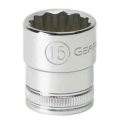 3/8" DRIVE 12 POINT STANDARD METRIC SOCKET 6MM-APEX/COOPER-329-80482