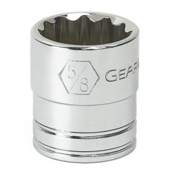 3/8" DRIVE 6 POINT STANDARD SAE SOCKET 1/2"-APEX/COOPER-329-80354