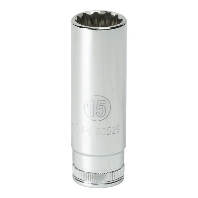 3/8" DRIVE 12 POINT DEEPMETRIC SOCKET 13MM-APEX/COOPER-329-80527