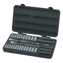 SET SKT SAE/MET 3/8DR 12PT 57PC-APEX/COOPER-329-80551