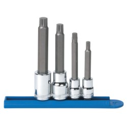 SET SKT BIT MET 3/8 & 1/2DR 12PT 4PC-APEX/COOPER-329-80572