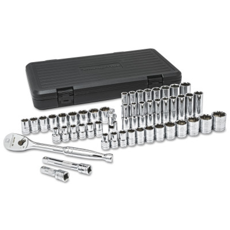 SET SKT SAE/MET 1/2DR 6PT 49PC-APEX/COOPER-329-80700D