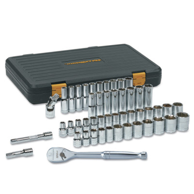 SET SOCKET STD/DP 1/4DR6PT 51PC SAE/MET-APEX/COOPER-329-80300P