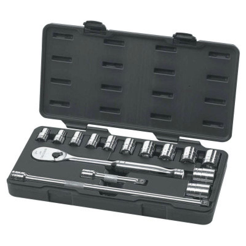 15PC 1/2"DR SAE SKT SET-APEX/COOPER-329-80706